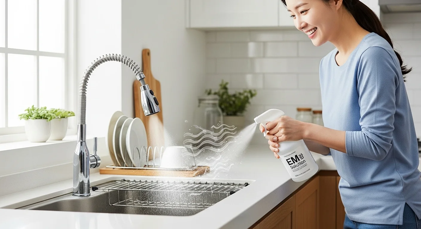 EM 발효액의 놀라운 힘! 친환경 악취 제거 효과