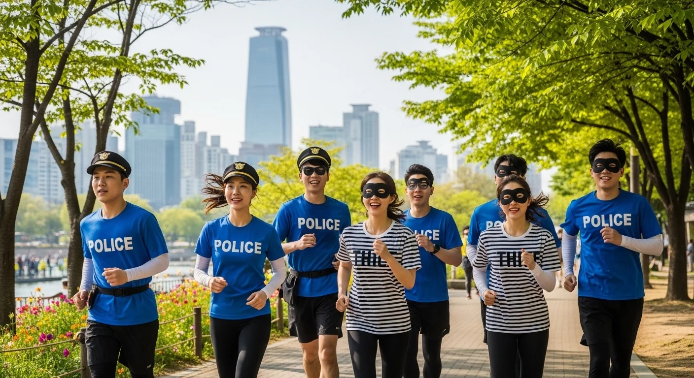 경찰 vs 도둑, 스릴 넘치는 추격전!