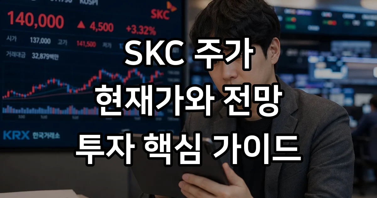 SKC 주가 2026년 52주 범위 목표 투자