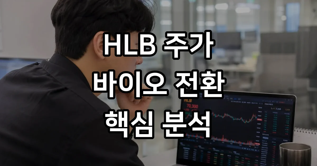 HLB주가 바이오 기업 특징 52주 변동성