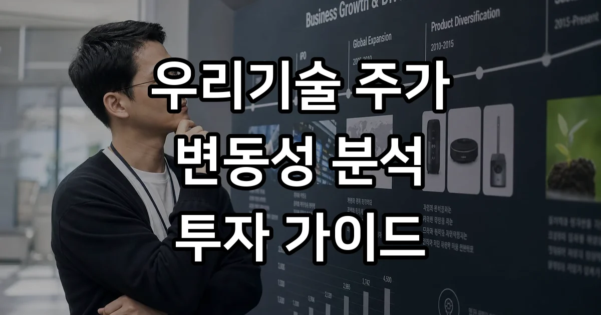 우리기술 주가 변동성 분석 투자 가이드