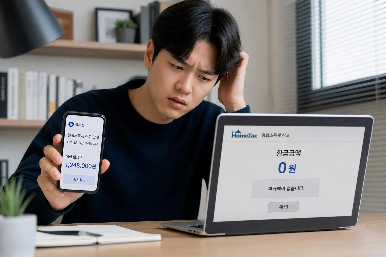 예상 환급액과 실제 환급액이 다른 이유
