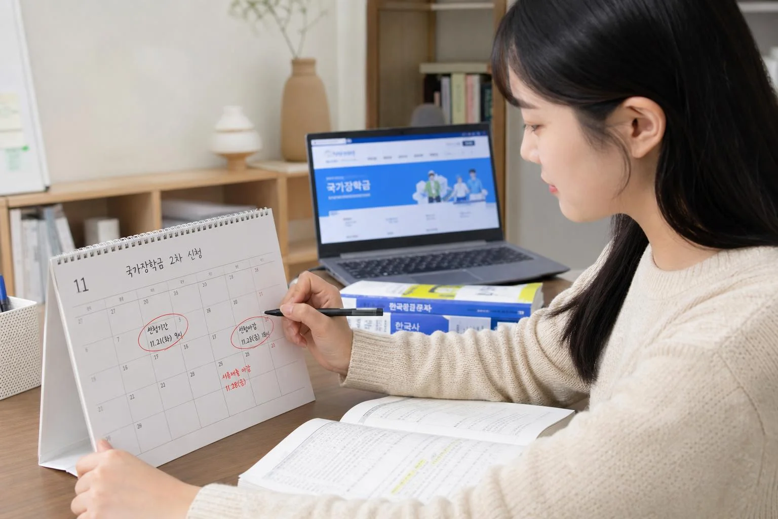 2026학년도 1학기 국가장학금 2차 신청 기간과 일정