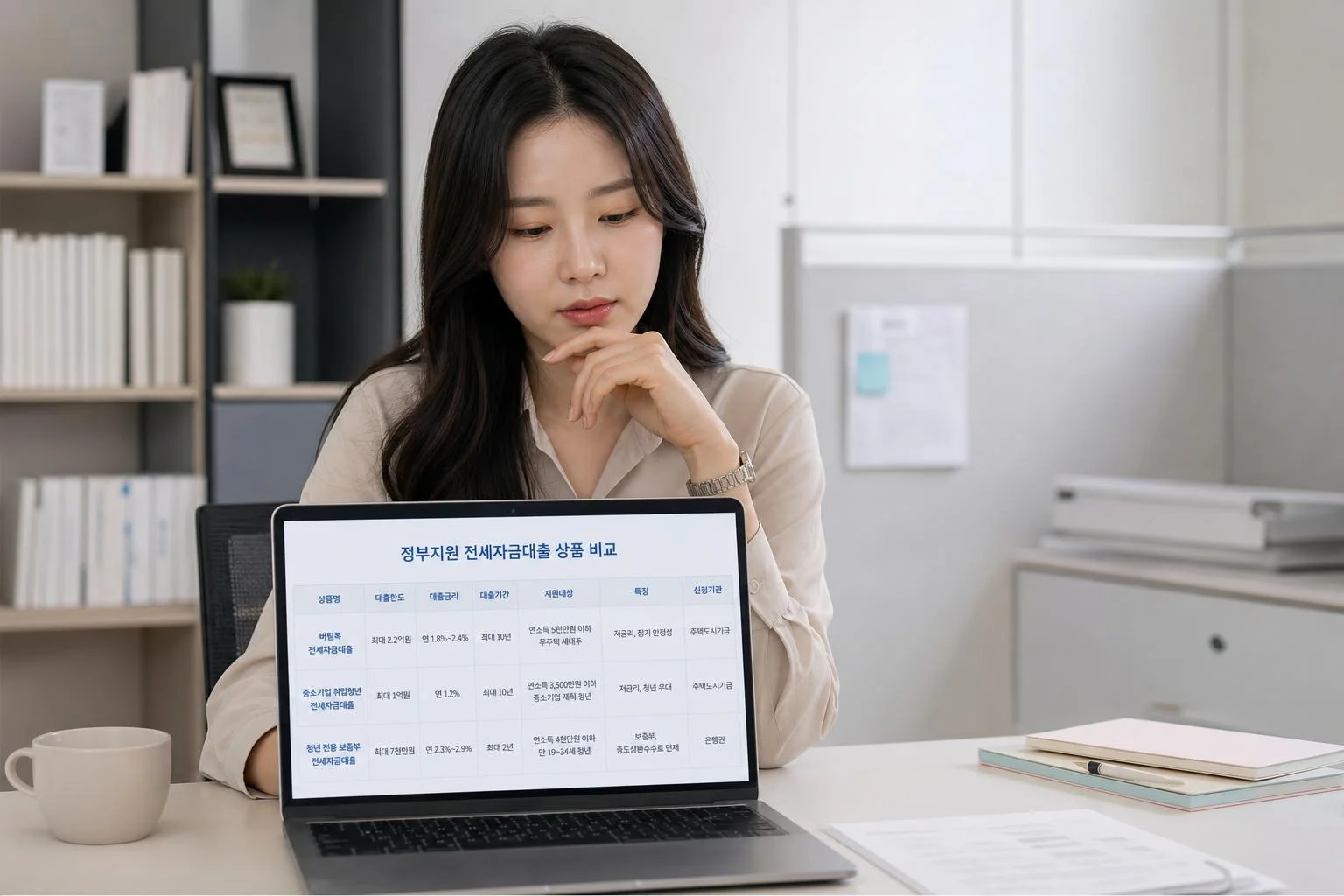 대표 정부 지원 전세 대출 상품들 (버팀목, 청년, 신혼)