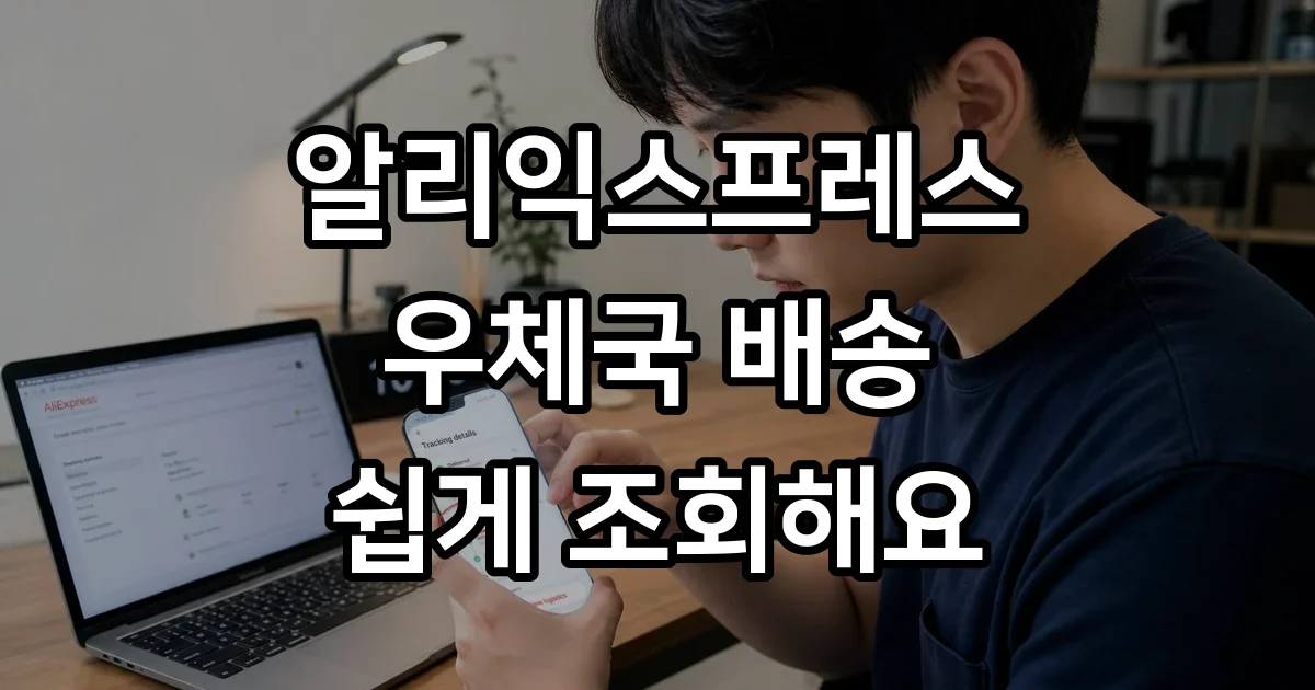 알리익스프레스 배송 우체국 조회 운송장번호 확인 방법