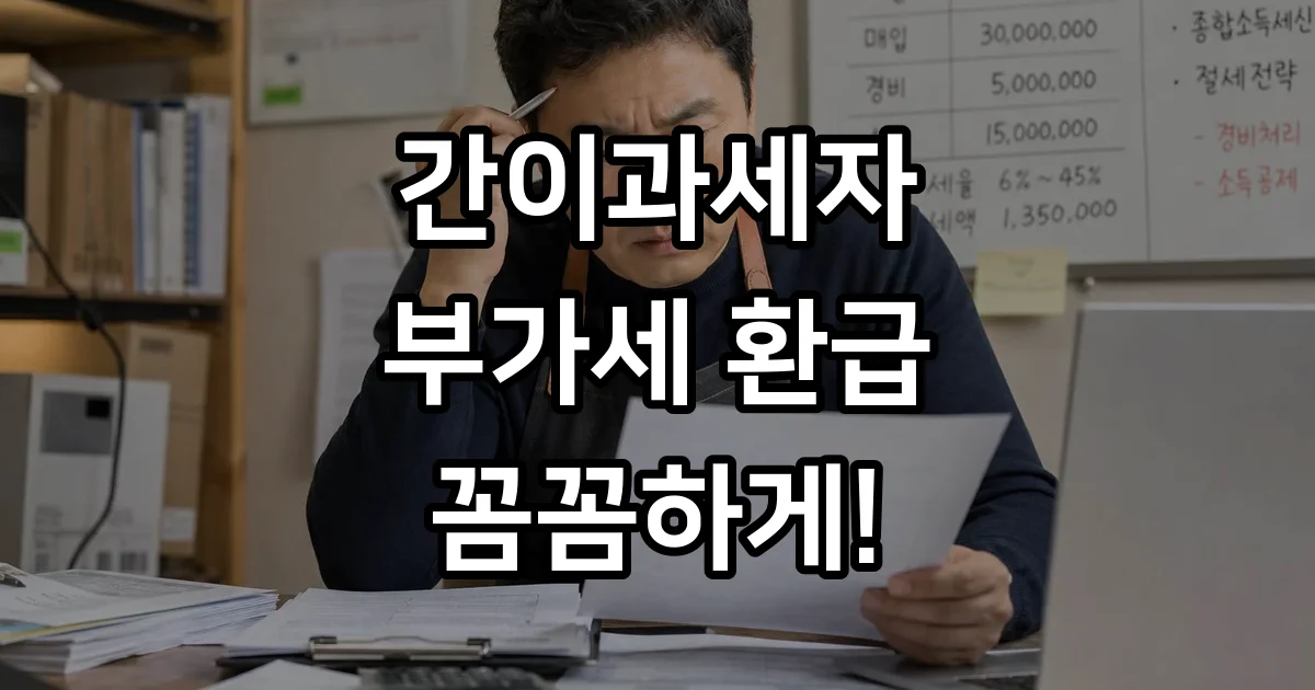 간이과세자 부가가치세 환급 원칙 예외 상황