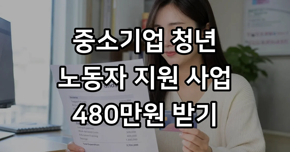 중소기업 청년 노동자 지원 사업 2026 신청 방법 조건